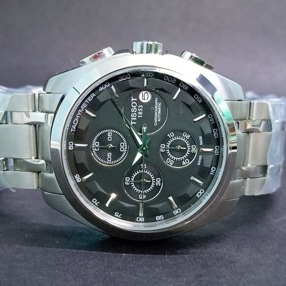 New Stock - Tissot Tachymeter Chronograph Men's Swiss Quartz 44mm Wristwatch - Picture 8 of 9